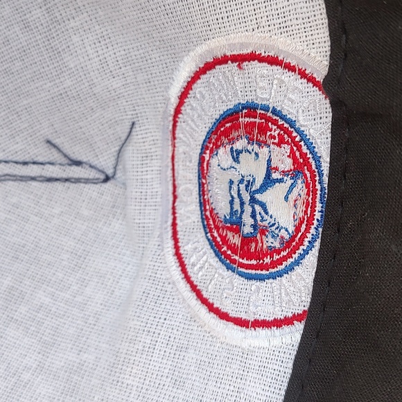 Vtg Washington Mills Electro Minerals Embroidered Snapback Hat Cap Made in USA - Picture 8 of 10